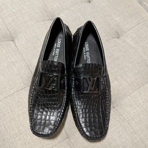 LV Crocodile Shoes